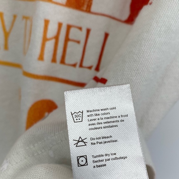 NWT Chaser AC/DC Highway To Hell 1979 Tour Graphic Band Tee T-Shirt L - Picture 10 of 12